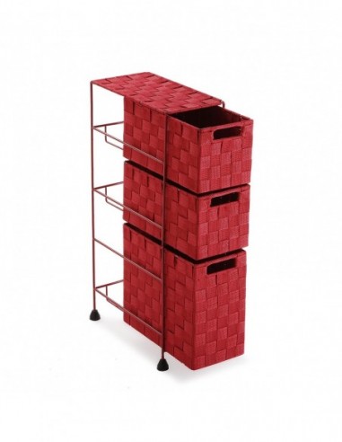 MUEBLE BAÑO 3 CAJONES BURGUNDY