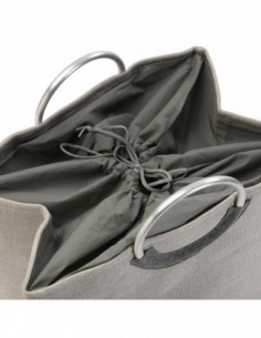 CESTA ROPA DOBLE GRIS 2