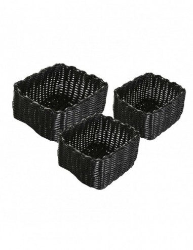 SET 3 CESTAS DIANO NEGRO R