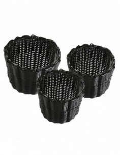 SET 3 CESTAS DIANO NEGRO RD