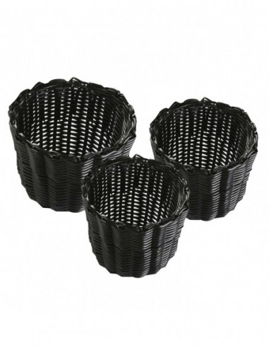 SET 3 CESTAS DIANO NEGRO RD