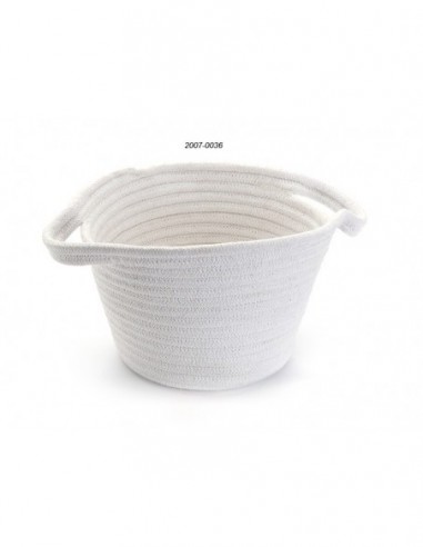 CESTO CON ASAS BLANCO