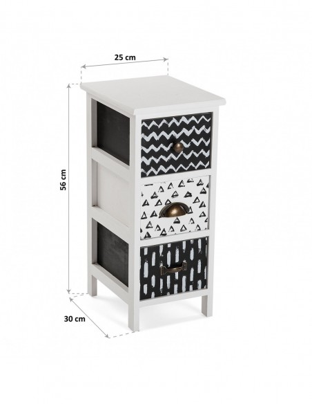 CAJONERA 3 CAJONES LAUREN