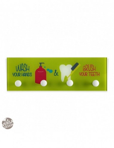 PERCHERO WASH & BRUSH VERDE