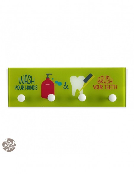 PERCHERO WASH & BRUSH VERDE