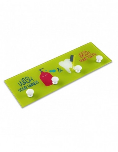 PERCHERO WASH & BRUSH VERDE