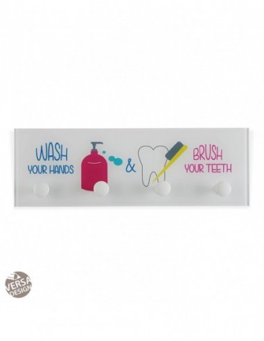 PERCHERO WASH & BRUSH BLANCO