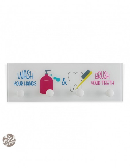 PERCHERO WASH & BRUSH BLANCO