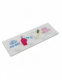 PERCHERO WASH & BRUSH BLANCO 2