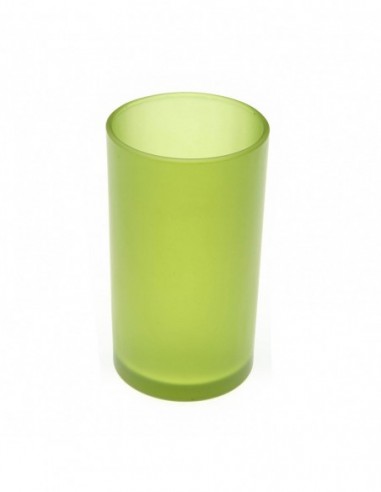 VASO CRISTAL VERDE