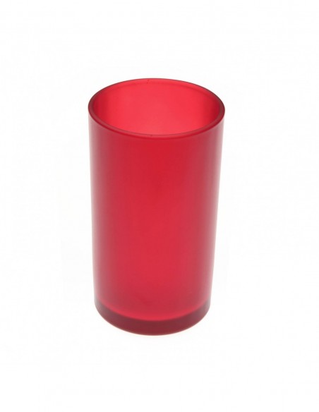 VASO CRISTAL ROJO