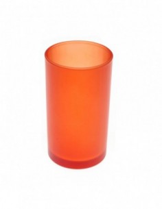 VASO CRISTAL NARANJA
