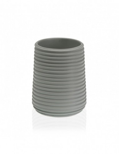 VASO CEPILLOS GRIS CLARO