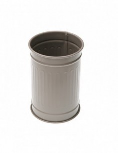 VASO METAL GRIS