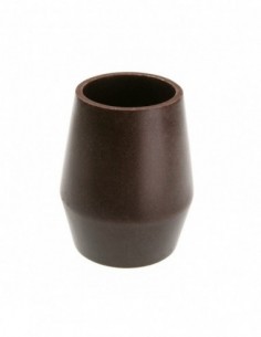 VASO POLIRESINA MARRON