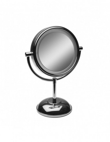 ESPEJO MESA DOBLE CARA LED X5