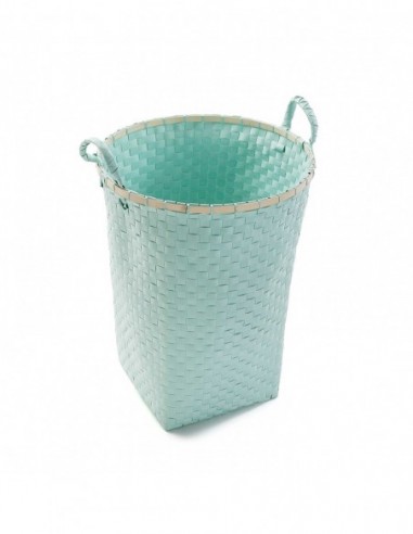 CESTO ROPA VERDE CLARO