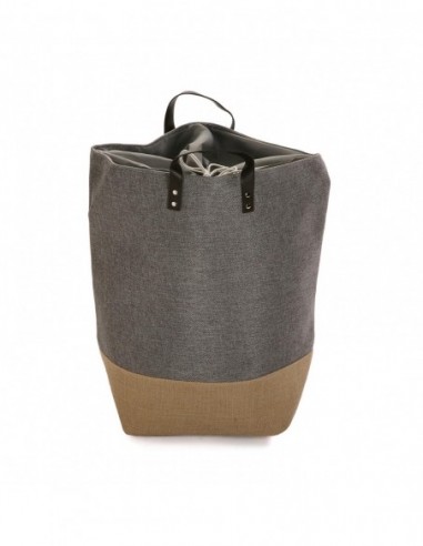 CESTO DE ROPA GRIS