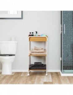 CARRO C/ RUEDAS 3 BALDAS 2