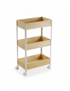 CARRO BAÑO C/ RUEDAS 3 BALDAS