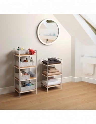 ESTANTERIA 3 BALDAS WHITE