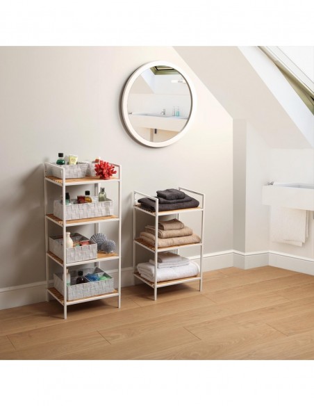 ESTANTERIA 4 BALDAS WHITE
