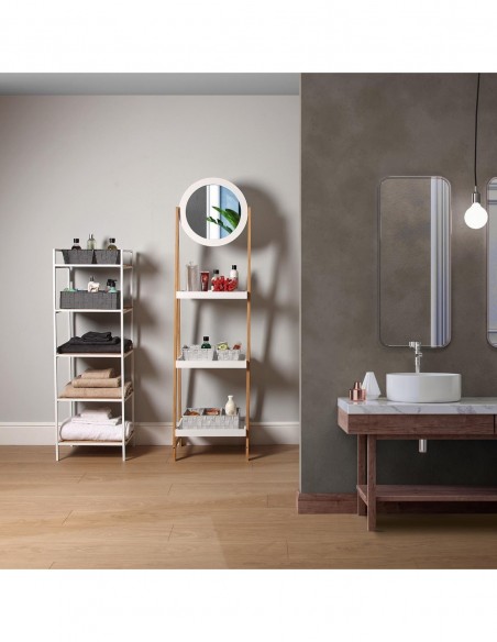 ESTANTERIA 5 BALDAS WHITE