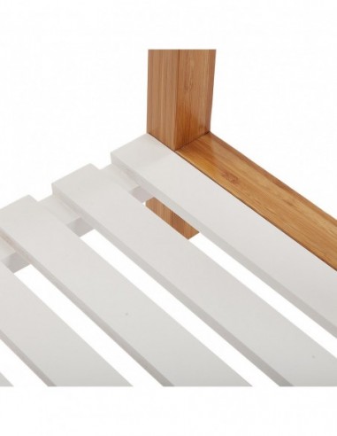 ESPEJO PIE CON SOPORTE BAMBU