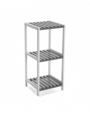 ESTANTERIA 3  BALDAS BLANCA