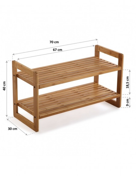 ZAPATERO BAMBU DOS BALDAS