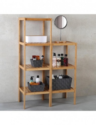 ESTANTERIA 4 BALDAS BAMBU