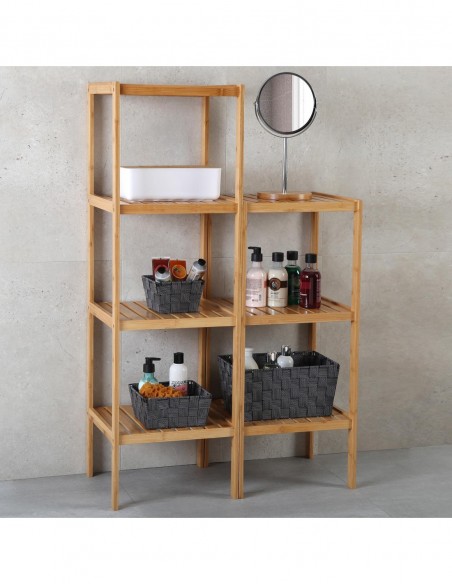 ESTANTERIA 4 BALDAS BAMBU