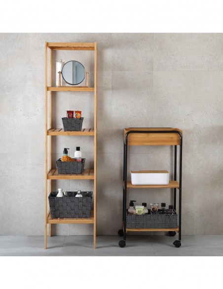 ESTANTERIA 5 BALDAS BAMBU