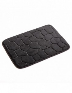 ALFOMBRA BAÑO NEGRA 40X60CM