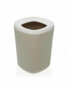 PAPELERA BEIGE & BLANCO 2