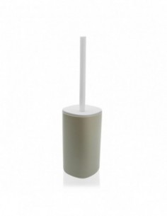 ESCOBILLERO  BEIGE & BLANCO