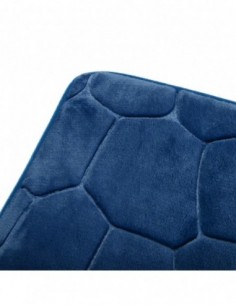 ALFOMBRA BAÑO AZUL OSC.40X60CM 2