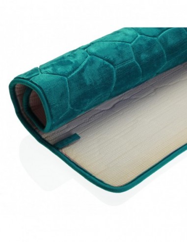 ALFOMBRA BAÑO VERDE.40X60CM