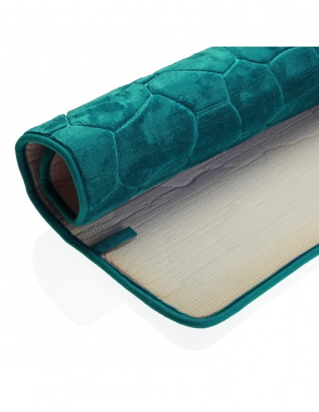 ALFOMBRA BAÑO VERDE.40X60CM
