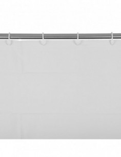 CORTINA BAÑO BLANCA