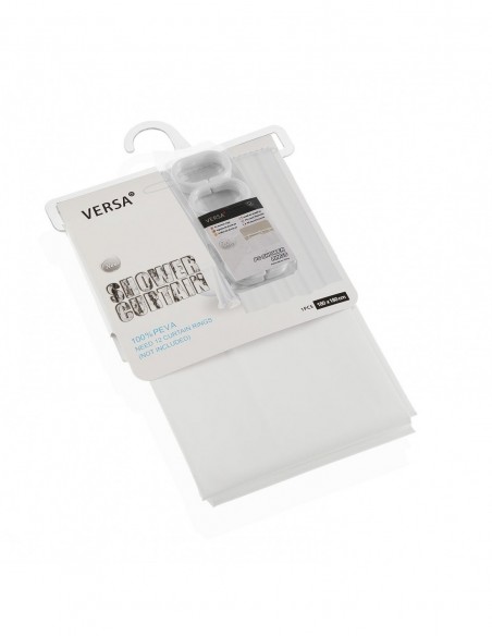 CORTINA BAÑO BLANCA