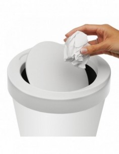 PAPELERA 9L BLANCA 2