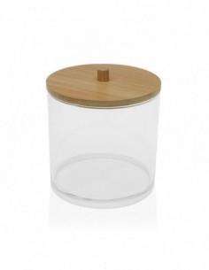 CAJA REDONDA TAPA BAMBU