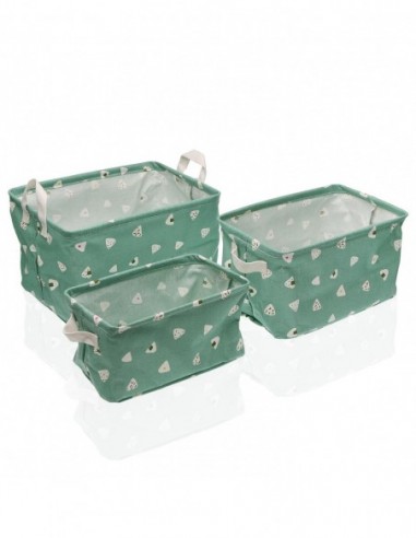 SET 3 CESTAS ESTILO ESTAMPADO