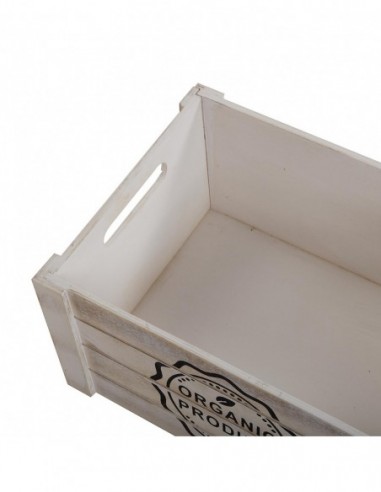 SET DE 3 CAJAS DE MADERA ORGA