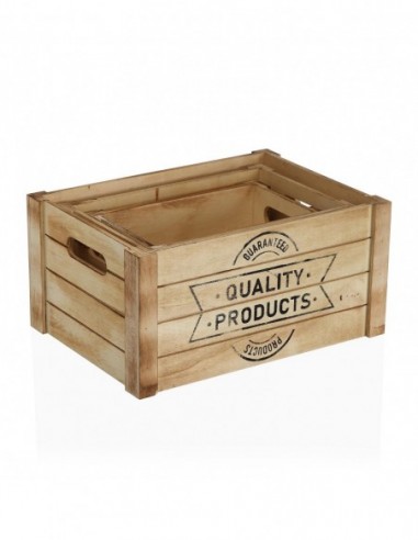 SET DE 3 CAJAS MADERA QUALITY