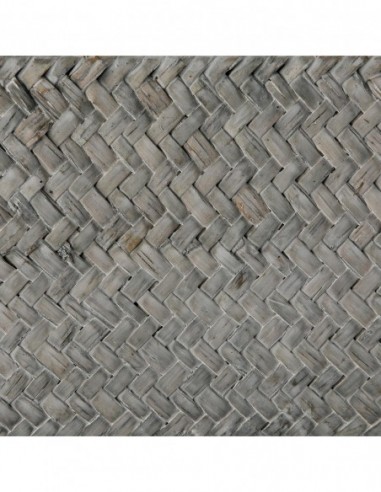 CESTA RECTANGULAR C/ASA GRIS