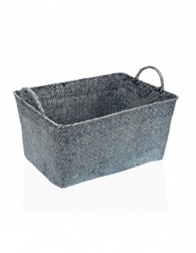 CESTA RECTANGULAR C/ASA AZUL