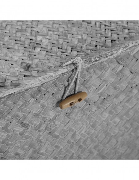 SET 2 CESTAS/ ROPA GRIS