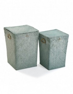 SET 2 CESTAS/ ROPA VERDE